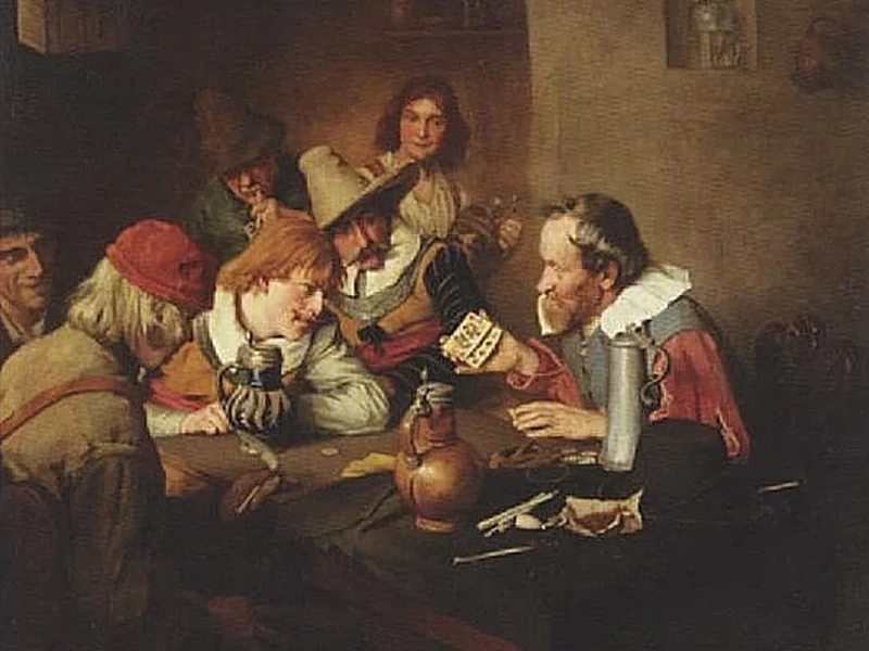 1846-Franz Kops - I giocatori di carte 1888
